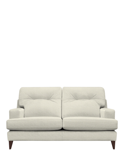 G Plan Vintage Seventy The Two Small 2 Seater Sofa, Dark Leg, Aquaclean Calor Vanilla