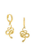 Jon Richard Gold Plated Snake Earrings