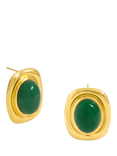 Jon Richard Gold Plated Enamel Statement Earrings