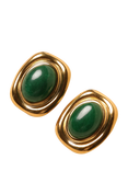 Jon Richard Gold Plated Enamel Statement Earrings