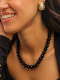 Jon Richard Jet Resin Orb Necklace