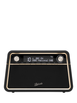Roberts Reva DAB/DAB+/FM Bluetooth Tabletop Digital Radio - view 2, Black