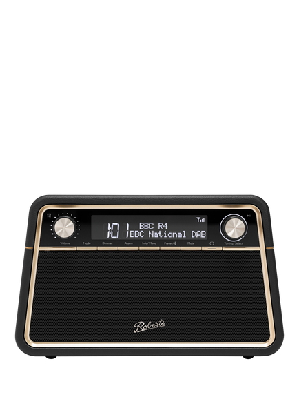 Roberts Reva DAB/DAB+/FM Bluetooth Tabletop Digital Radio - view 2, Black