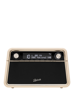 Roberts Reva DAB/DAB+/FM Bluetooth Tabletop Digital Radio - view 2, Pastel Cream