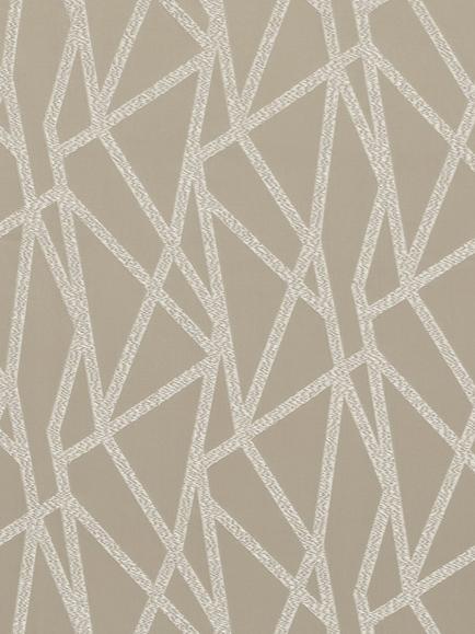 Clarke & Clarke Geomo Abstract Weave Furnishing Fabric, Taupe, Taupe