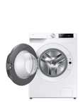 Samsung WW90DG6U25LEU1 Freestanding Washing Machine, 9kg Load, 1400rpm Spin, White