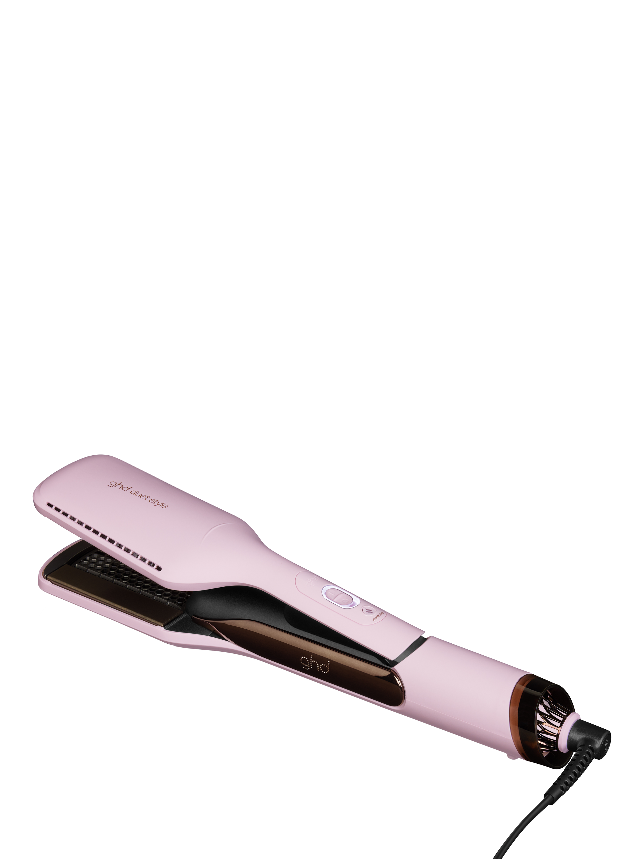 Product image 1 of 1, which shows ghd Duet Style Charity Limited Edition Hot Air Styler with Matching Heat-Resistant Bag & Mat, Pink