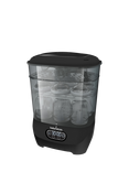 Baby Brezza Baby Bottle Steriliser and Dryer, Black