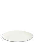 Wedgwood Gio Blue Line Bone China Dinner Plate, 28cm, White