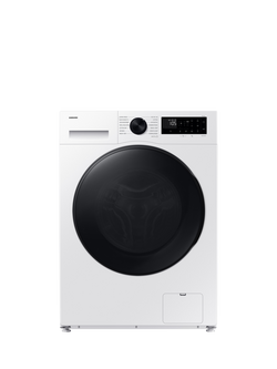 Samsung WD90DG5G34BEEU Freestanding Washer Dryer, 9kg/5kg Load, White, White