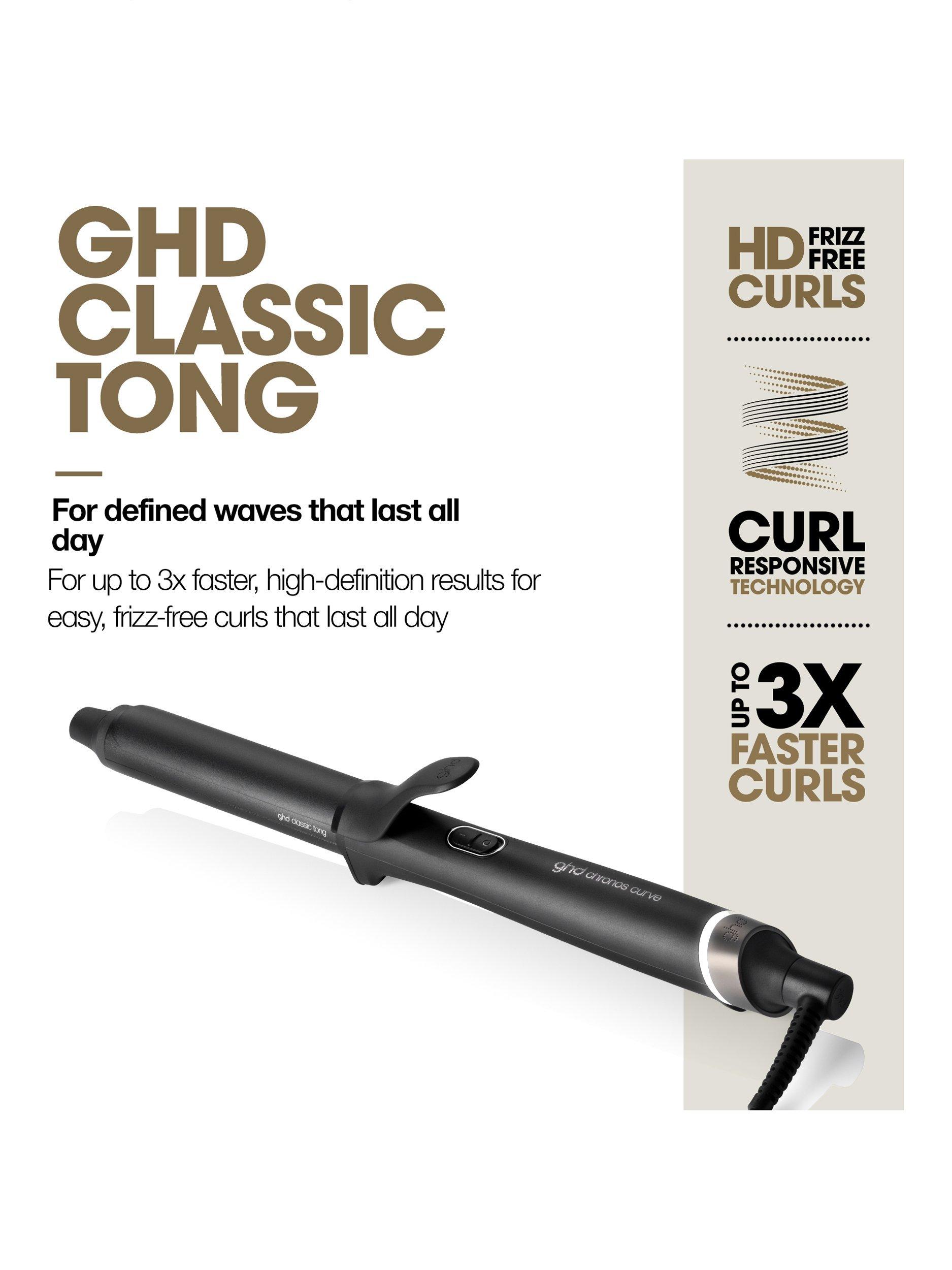 Product image 3 of 8, which shows ghd Chronos Curve Classic Tong, Black