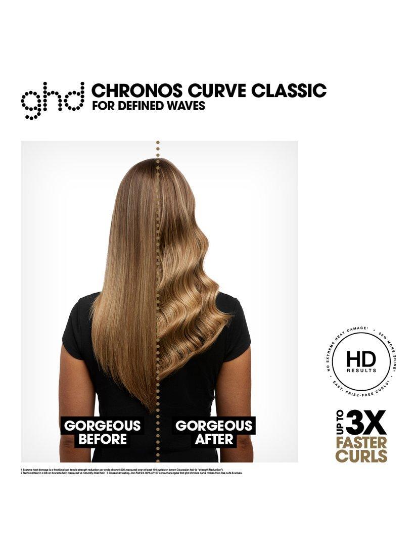 Product image 4 of 8, which shows ghd Chronos Curve Classic Tong, Black