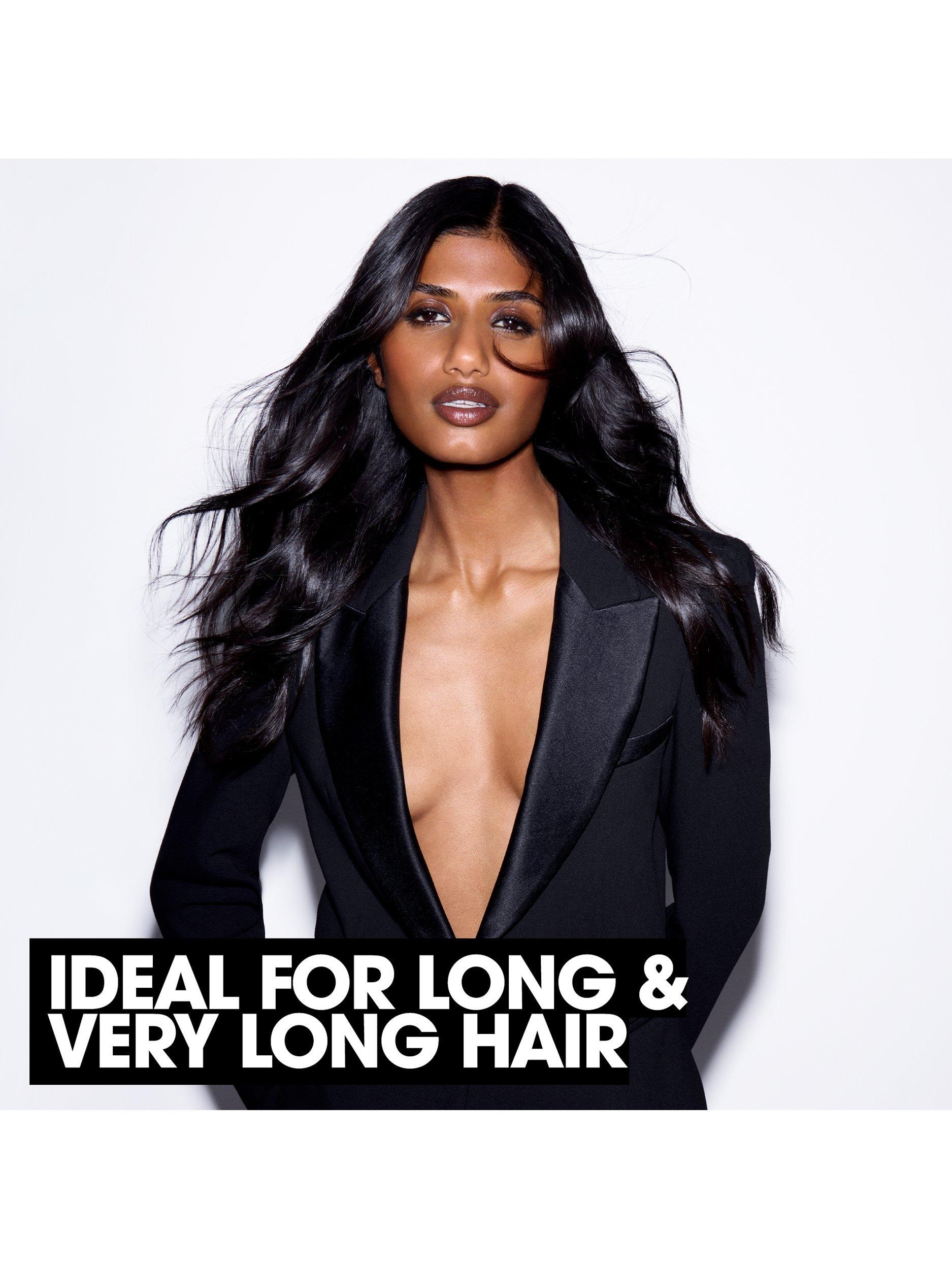 Product image 6 of 8, which shows ghd Chronos Curve Max Wand 38mm Hair Curler, Black