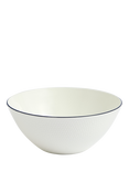 Wedgwood Gio Blue Line Bone China Cereal Bowl, 16cm, White