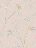 Cole & Son Roseberry with Birds Wallpaper, Shell Pink