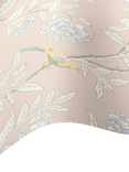 Cole & Son Roseberry with Birds Wallpaper, Shell Pink