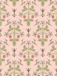 Cole & Son Strawberry Wallpaper, Chelsea Pink