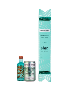 Fever-Tree The Ultimate Elderflower Gin & Tonic Cracker with Silent Pool Gin, 5cl + 15cl