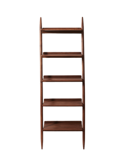 Swoon Southwark Ladder Shelving Unit, Dark Brown, Dark Brown