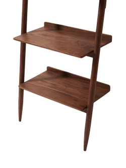 Swoon Southwark Ladder Shelving Unit, Dark Brown - view 2, Dark Brown