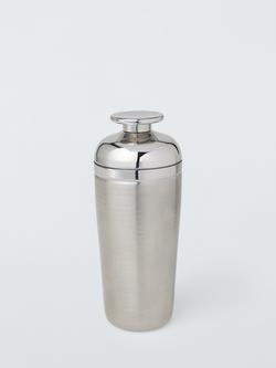 John Lewis Icon Stainless Steel Cocktail Shaker, 940ml, Stainless Steel