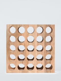 John Lewis Wine Rack, 25 Bottle, FSC-Certified (Mango Wood) - view 2, Natural