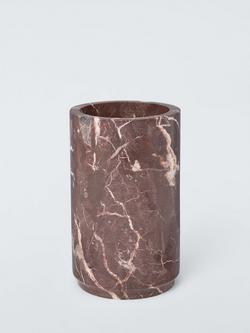 John Lewis Icon Red Marble Wine Cooler, 1L, Red Marble