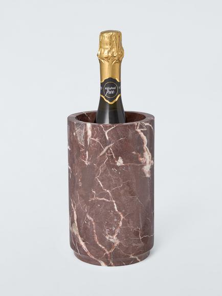 John Lewis Icon Red Marble Wine Cooler, 1L - view 2, Red Marble