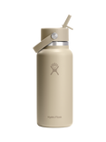 Hydro Flask Double Wall Vacuum Insulated Stainless Steel Wide Mouth Drinks Bottle, 946ml, Oat