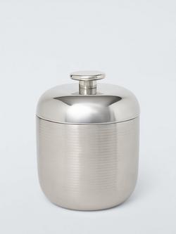 John Lewis Icon Stainless Steel Ice Bucket, 3L, Stainless Steel