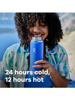 Hydro Flask Double Wall Vacuum Insulated Stainless Steel Wide Mouth Drinks Bottle, 946ml, Agave - view 2, Reef