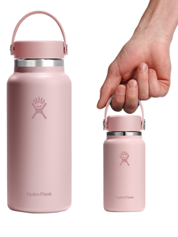 Hydro Flask Micro Hydro Double Wall Vacuum Insulated Stainless Steel Drinks Bottle, 200ml - view 2, Aloe