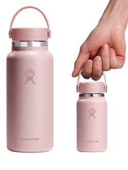Hydro Flask Micro Hydro Double Wall Vacuum Insulated Stainless Steel Drinks Bottle, 200ml - view 2, Birch