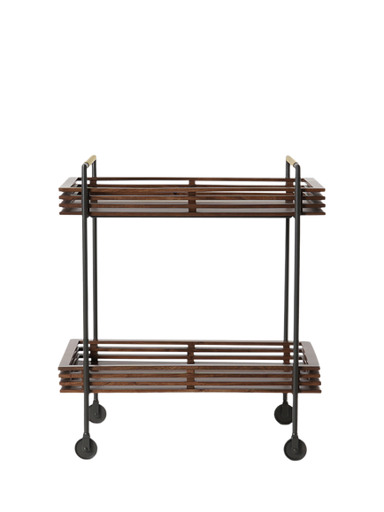Swoon Weaving Bar Trolley, Dark Brown, Dark Brown