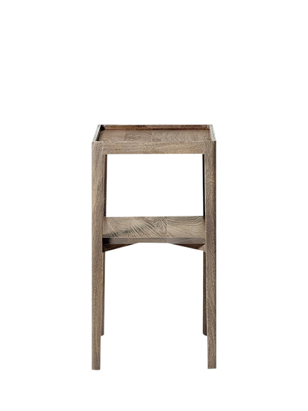 Swoon Eide Side Table, Sandblasted Grey Mango Wood, Sandblasted Grey Mango Wood