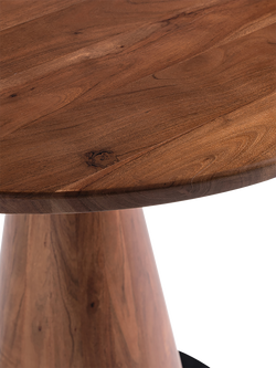 Swoon Figura 4 Seater Dining Table, Dark Brown - view 2, Dark Brown