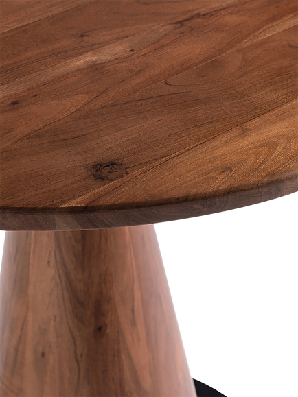 Swoon Figura 4 Seater Dining Table, Dark Brown - view 2, Dark Brown