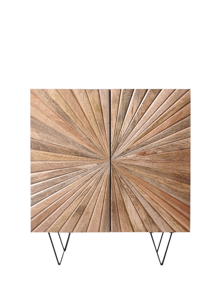 Swoon Ziggy Cabinet, Natural Oak Stain, Natural Oak