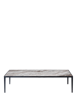 Swoon Teesdale Marble Coffee Table, Black, Black