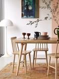 Swoon Ollie Dining Chair, Natural Oak Stain, Set of 2