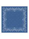 Longchamp Bandana Silk Scarf, Cobalt Blue