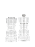 Cole & Mason London Acrylic Salt Shaker & Pepper Mill Set, Clear