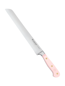 WÜSTHOF Classic Precision Double Serrated Bread Knife, 23cm, Pink Himalayan Salt, Pink
