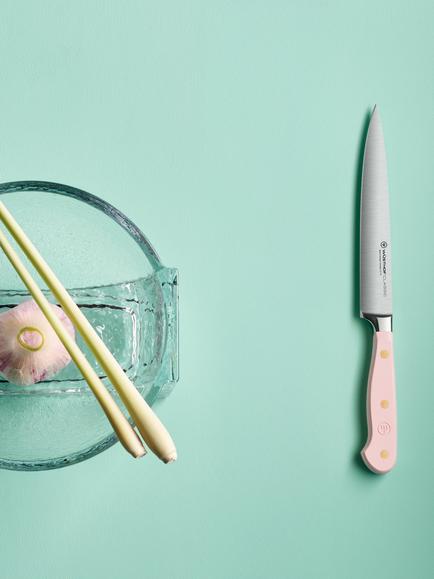 WÜSTHOF Classic Utility Knife, 16cm, Pink Himalayan Salt - view 2, Pink
