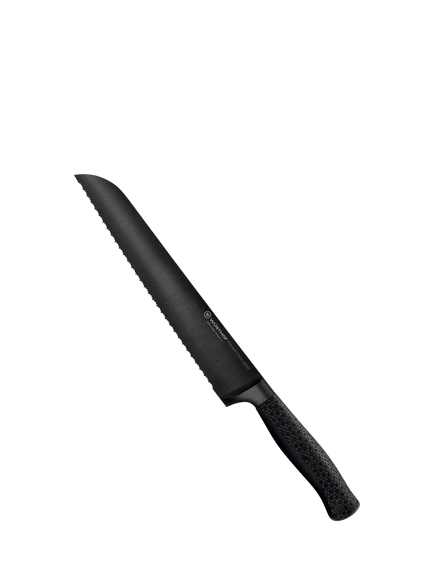 WÜSTHOF Performer Bread Knife, 23cm, Black, Black
