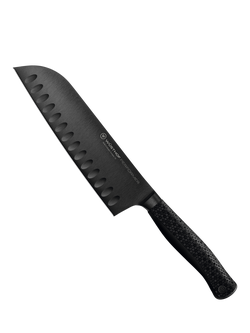 WÜSTHOF Performer Santoku Knife, 17cm, Black, Black