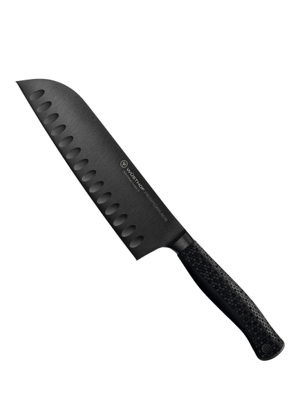 WÜSTHOF Performer Santoku Knife, 17cm, Black, Black