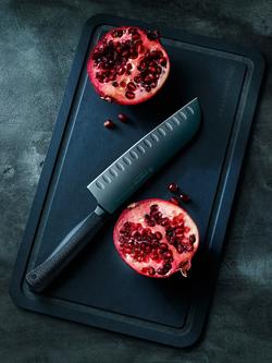 WÜSTHOF Performer Santoku Knife, 17cm, Black - view 2, Black