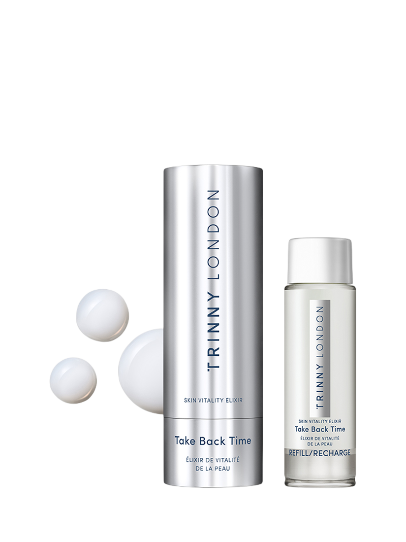 Product image 1 of 9, which shows Trinny London Take Back Time Skin Vitality Elixir, 2 x 15ml