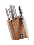 Taylor's Eye Witness Auckland Acacia Wood Filled Knife Block Set, 5 Piece